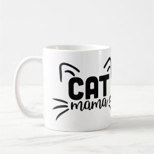 耳の付いた猫ママ – かわいい猫ママのプレゼント コーヒーマグカップ