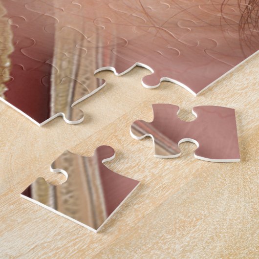 耳の解剖学 ジグソーパズル (側面)