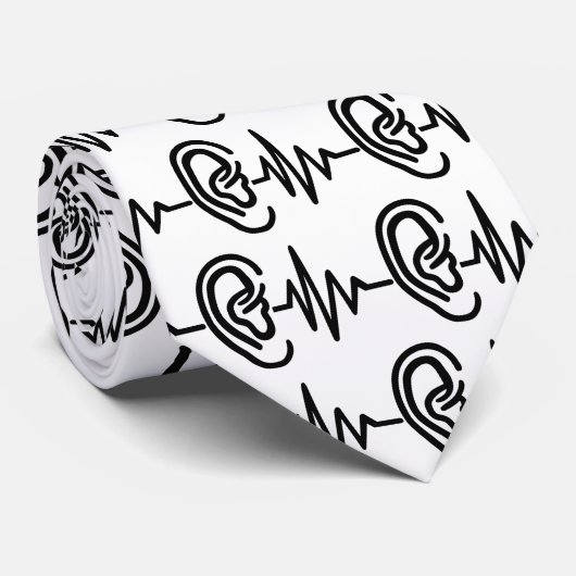 耳の頻度 ネクタイ (ロール)