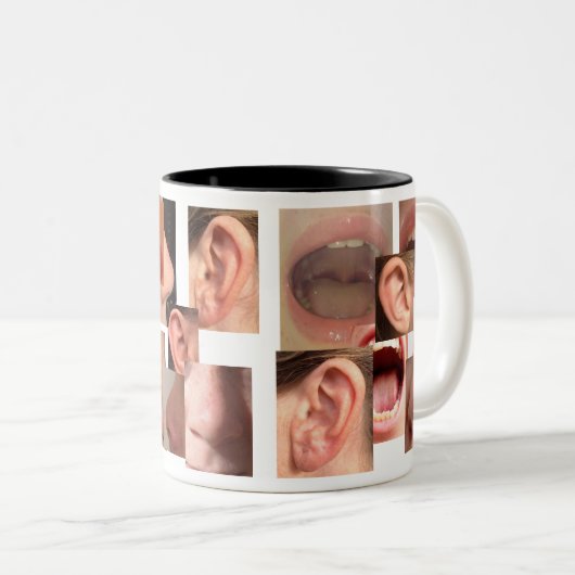 耳の鼻および喉のマグ ツートーンマグカップ (正面右)