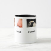 耳の鼻のコーヒー外科医 マグカップ (中央)