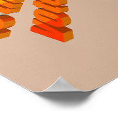 耳を上げたロバの写真 ポスター (角)