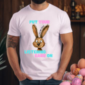 耳パーソナライズされたを聞当てて Tシャツ