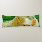 耳ラベル抽象芸術印象派 ボディピロー (裏面)