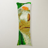 耳ラベル抽象芸術印象派 ボディピロー (正面縦)