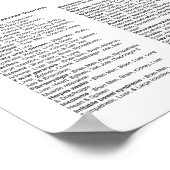 耳介中国の耳鍼療法 ポスター (角)