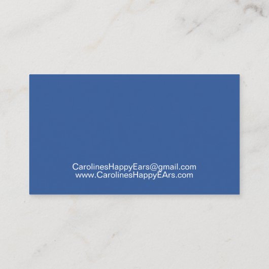 耳垢気にの除去 名刺 (裏面)