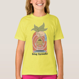"耳当てを持ってきて!" 叫ぶマンドレイク グラフィック Tシャツ
