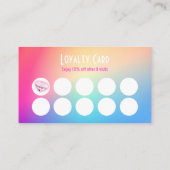 耳掻きロイヤリティカスタムパンチ名刺 名刺 (裏面)