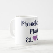 耳海軍と紫のマグカップに昇格 コーヒーマグカップ (正面左)