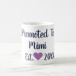 耳海軍と紫のマグカップに昇格 コーヒーマグカップ