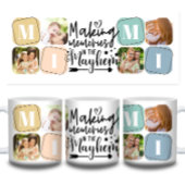 耳祖母フォトコラージュ引用文 コーヒーマグカップ