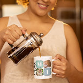 耳祖母フォトコラージュ引用文 コーヒーマグカップ