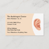 耳科医・耳鼻咽喉科医の名刺 名刺 (正面)