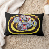 耳襲悪者不機嫌悪魔サウンドシステム ランバークッション (ブランケット)