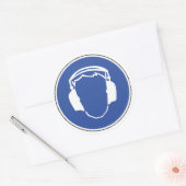 耳防護安全シール ラウンドシール (封筒)