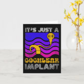 耳障おもしろいASL聴覚障害の懸命 カード (黄色い花)