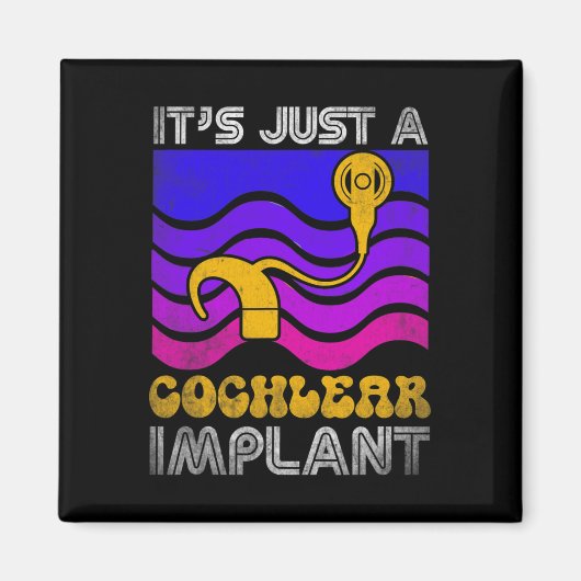 耳障おもしろいASL聴覚障害の懸命 マグネット (正面)