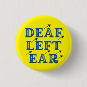 耳離れ聞難聴懸命 缶バッジ (正面)