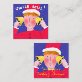 耳鳴り無料クリスマスジンルベル聴聞会 ノートカード (正面/裏面)