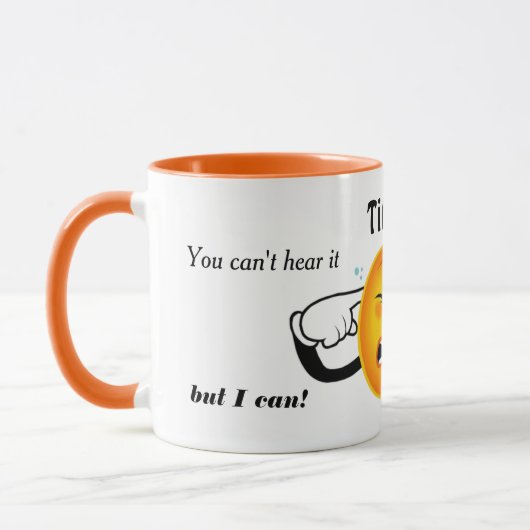 耳鳴り認識度マグ マグカップ (左)