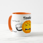 耳鳴り認識度マグ マグカップ (正面左)