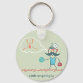 耳鼻咽喉科医キーチェーン キーホルダー (正面)