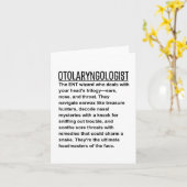 耳鼻咽喉科医 カード (黄色い花)