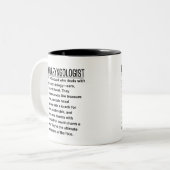 耳鼻咽喉科医 ツートーンマグカップ (正面左)