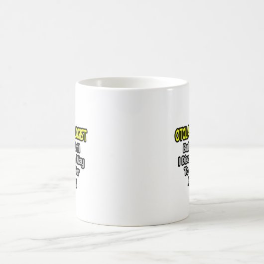 耳鼻咽喉科医…生活のために飲む コーヒーマグカップ (中央)