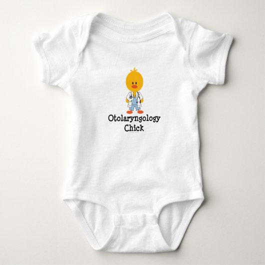 耳鼻咽喉科学のひよこのワイシャツ Tシャツ (正面)