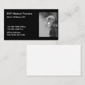 耳鼻咽頭耳炎ENT医師名刺 名刺 (正面/裏面)