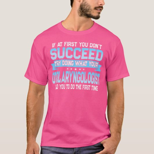 耳鼻科おもしろい医引用文 – 耳鼻咽喉科 Tシャツ (正面)
