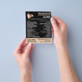 耳鼻科デザイン耳鼻咽喉科クリニック チラシ (手)