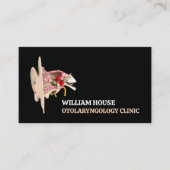 耳鼻科デザイン耳鼻咽喉科クリニック 名刺 (正面)