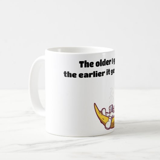 耳;それは遅いコーヒーマグを取得する コーヒーマグカップ (正面左)