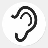 耳 ラウンドシール (正面)