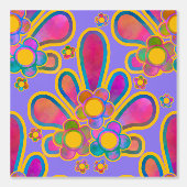 耽溺な装飾が施されたレトロな水彩画のプルームフの黄昏 壁紙 (正面)