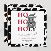 聖い牛のクリスマスフォトコウィドパターン (正面/裏面)