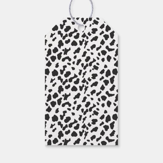 聖い牛の双子ベビーシャワーありがとう ギフトタグ (裏面)