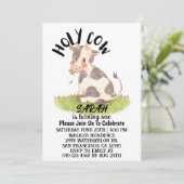 聖い牛の女の子が1枚の誕生日カードを回している サンキューカード (スタンド正面)