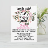 聖い牛の女の子が1枚の誕生日カードを回している 招待状 (スタンド正面)