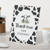 聖い牛の男の感謝してい子のモーしるしに来の誕生日 台座サイン (インサイチュ)