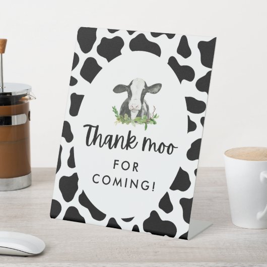 聖い牛の男の感謝してい子のモーしるしに来の誕生日 台座サイン (インサイチュ)