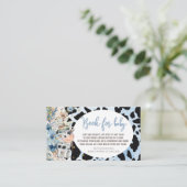 聖い牛の赤ちゃんシャワー本ベビー要求エンクロス エンクロージャーカード (スタンド正面)