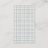 聖い牛の農場の葉おむつラッフルベビーシャワー エンクロージャーカード (裏面)