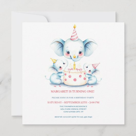 聖い牛ボホグリーンリーハイランドカウハイランドカウー1歳の誕生日I サンキューカード (正面)