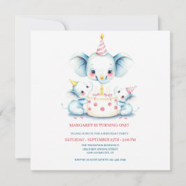 聖い牛ボホグリーンリーハイランドカウハイランドカウー1歳の誕生日I サンキューカード