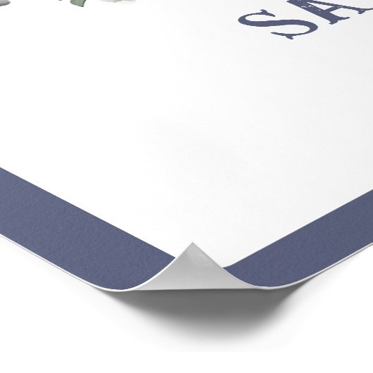 聖い牛高地の牛の赤エレガントちゃんシャワー記号 ポスター (角)