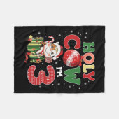 聖い牛I'm 3誕生日少年3番目の牛のファーム動物C フリースブランケット (正面(横))